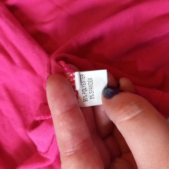 Pink Open Back Tee - Picture 6 of 6